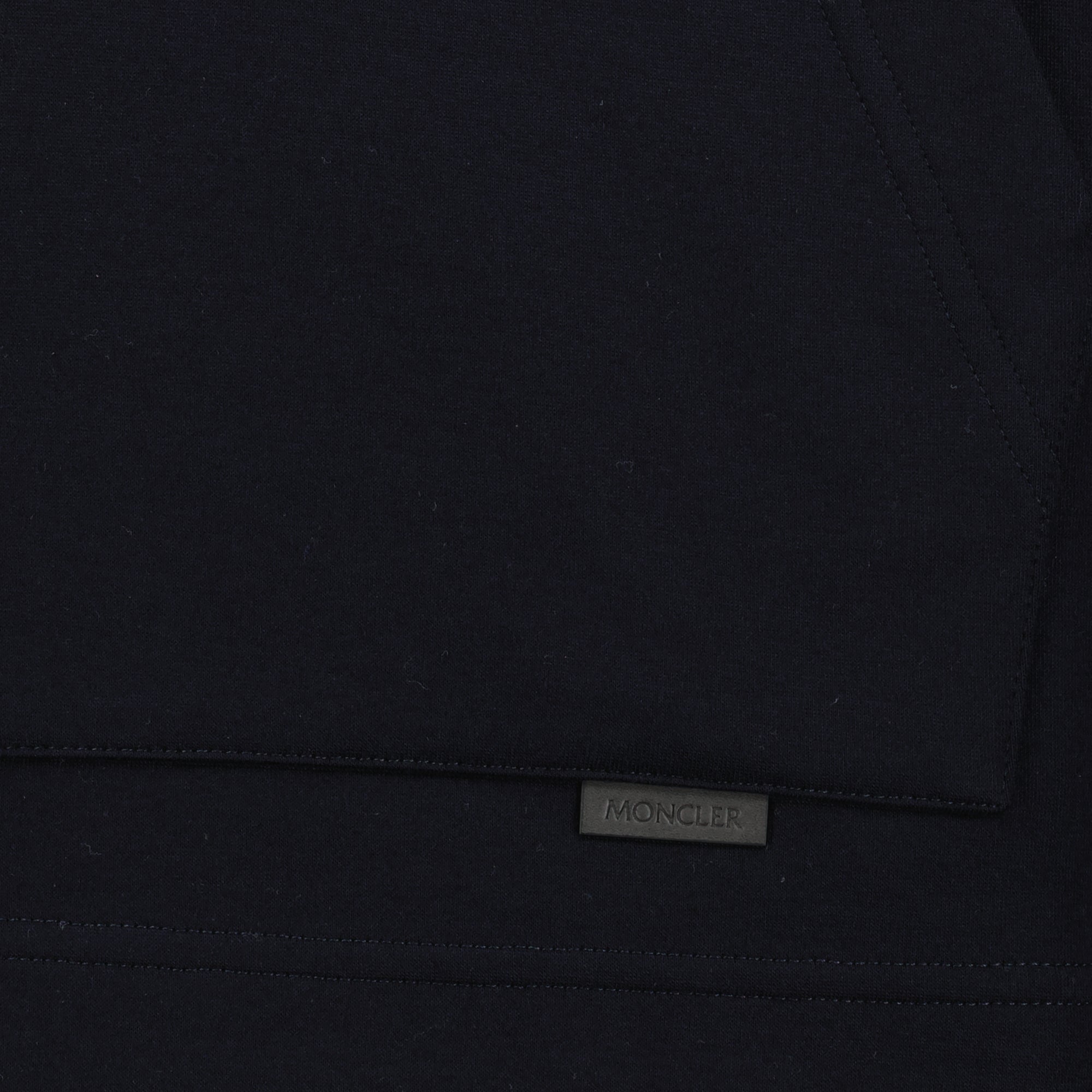 Image de l'article Sweat à capuche bleu marine de la marque Moncler pour Homme - Saison Printemps-Été 2026 - Vue détaillée_2