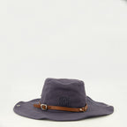 Chapeaux, casquettes et bonnets 네이비 블루 드릴 카우보이 모자 Miu Miu Bleu foncé Femme