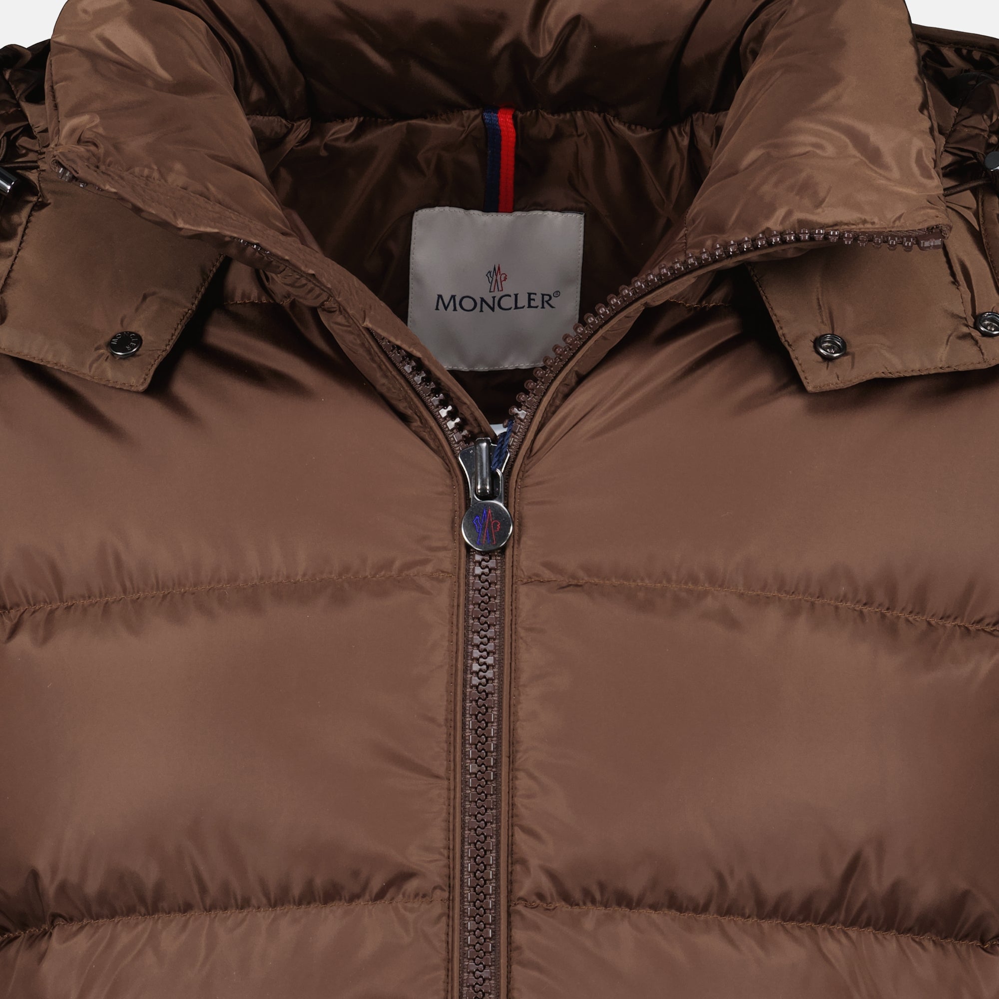 Manteaux Doudoune Maya marron Moncler Marron Homme