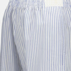 パンツ Pantalon à rayures Mm6 白 Femme