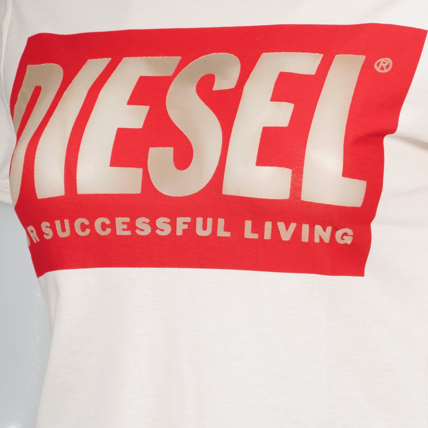 티셔츠 T-Malun T-Shirt Diesel 하얀색 Femme