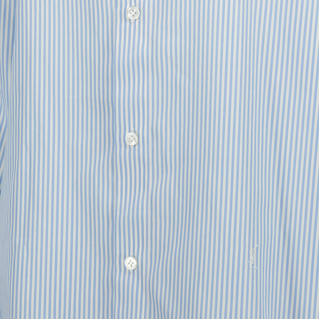 Chemises Chemise Cassandre à rayures Saint Laurent Bleu Femme