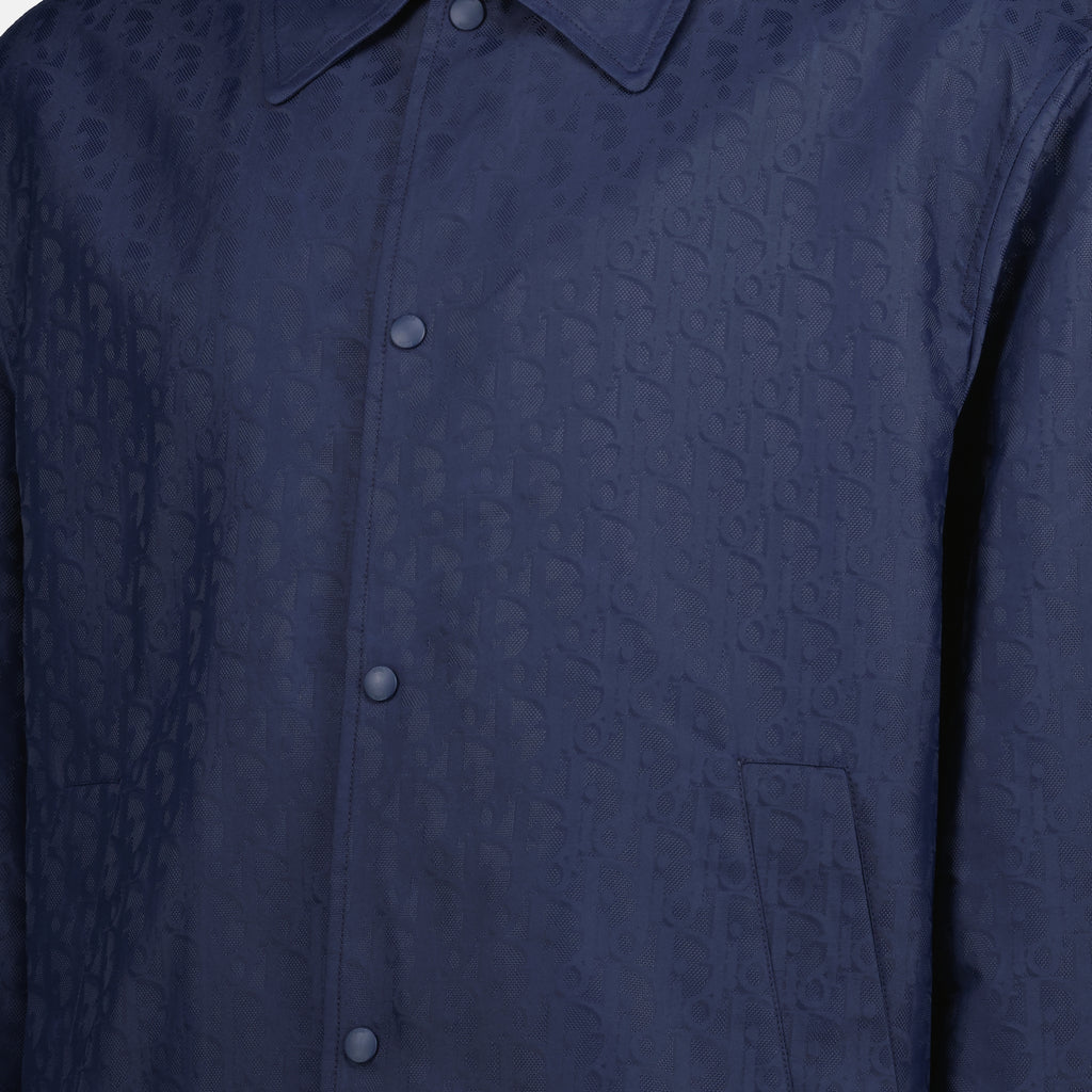 Chemises Giacca Dior Oblique Dior Bleu foncé Homme