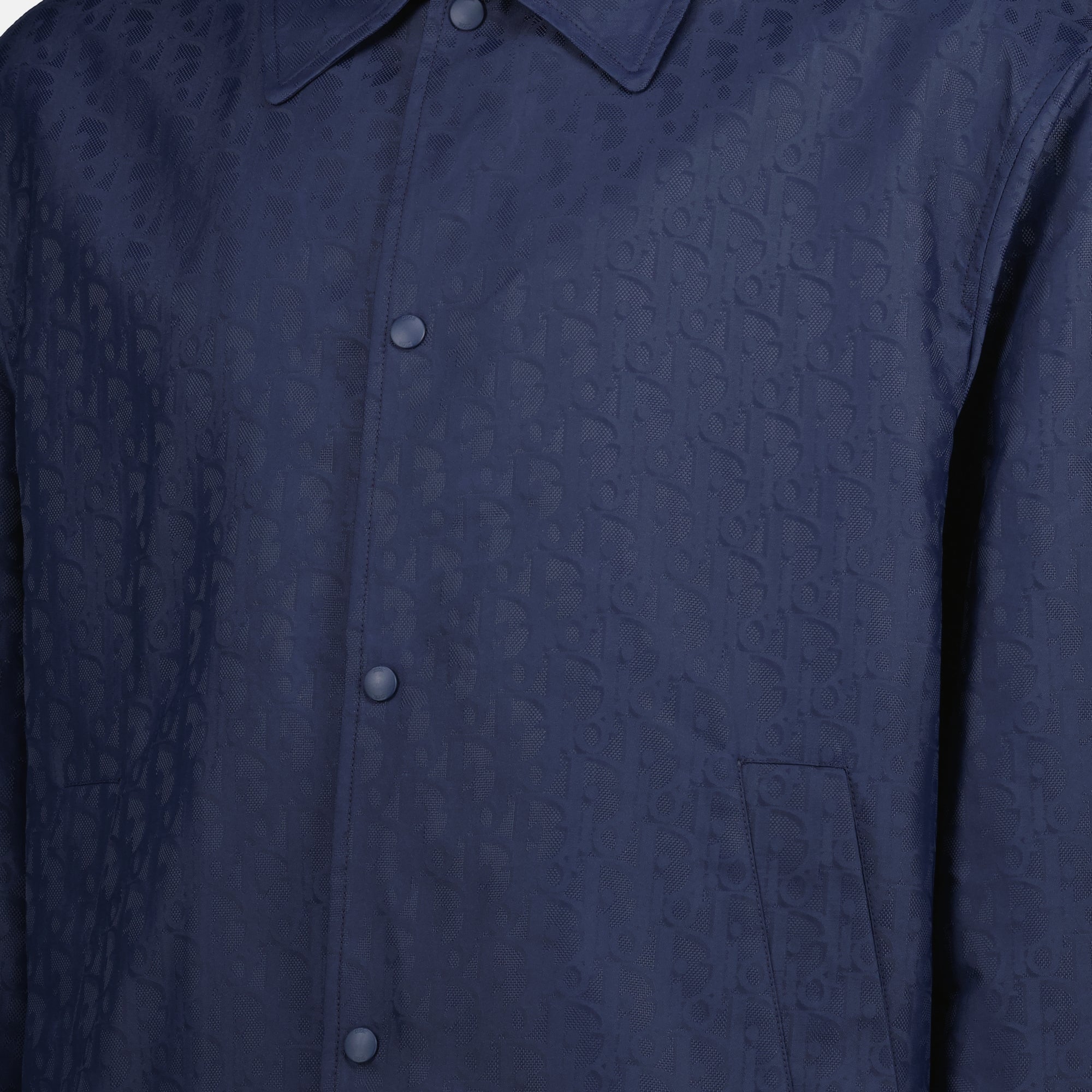 Chemises Giacca Dior Oblique Dior Bleu foncé Homme