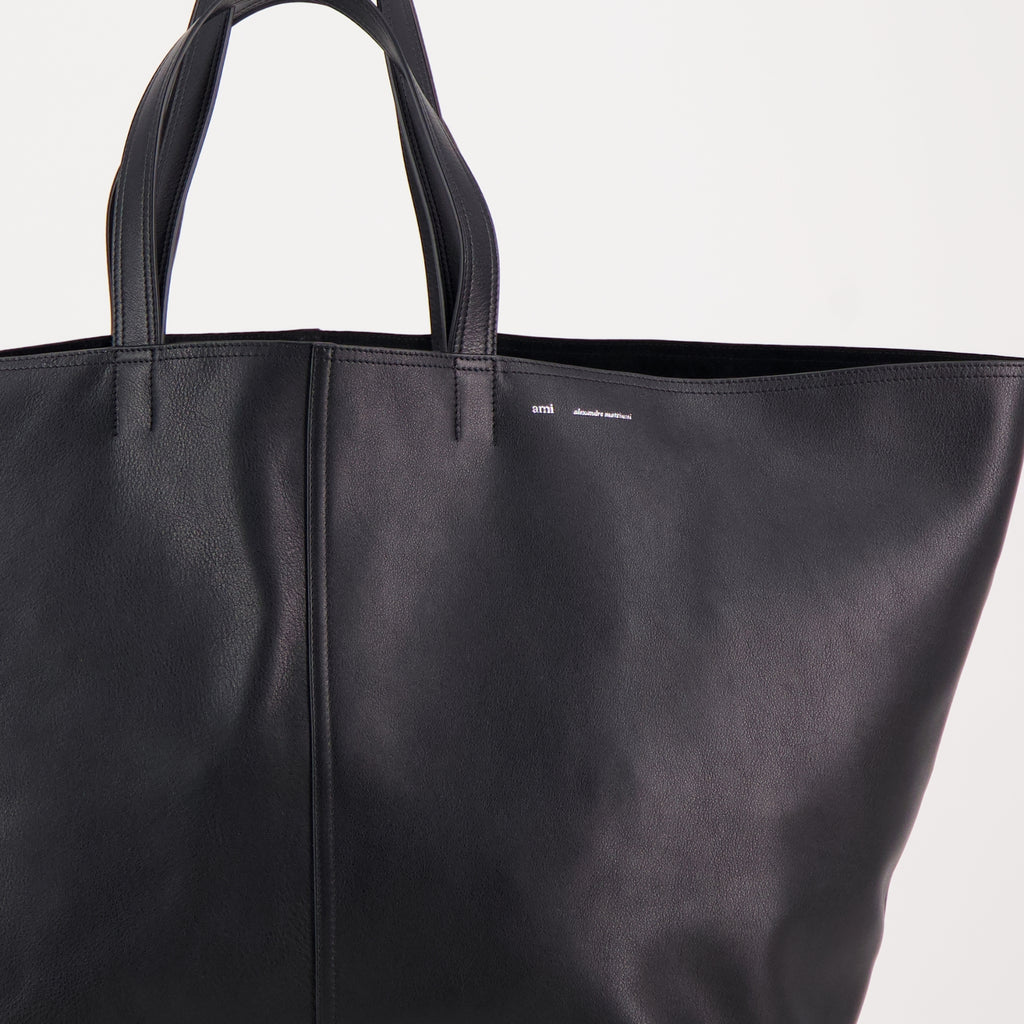 Borse tote Maxi Tote Bag Ami PARIS Nero Unisex