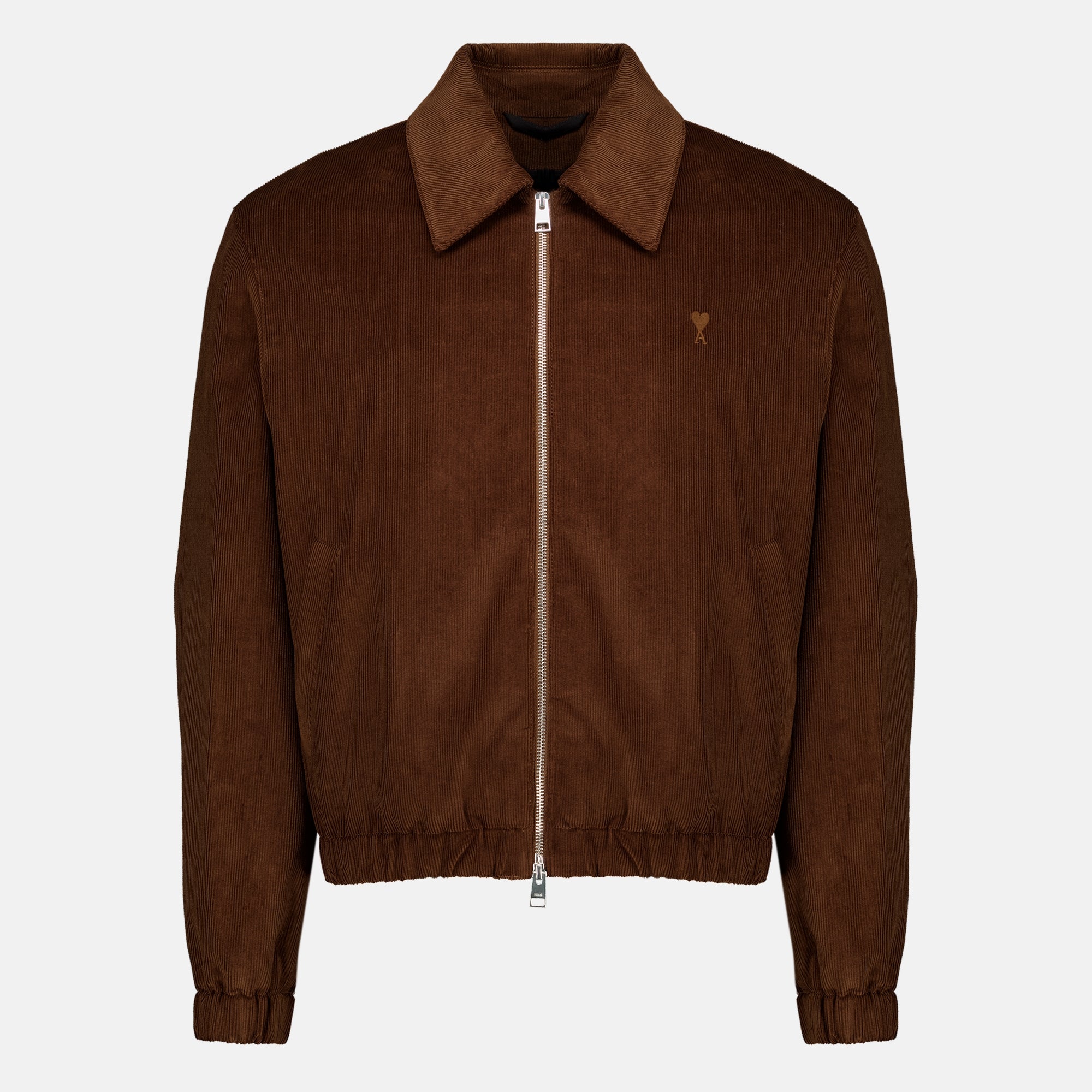 Vestes Braun Baumwollsamtjacket Ami PARIS Marron Homme