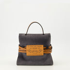 Bild der Moschino Tie Me Denim Tasche für Damen - Herbst-Winter 2025 Saison - Rückansicht