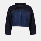 재킷 Veste courte en jean Fendi 진한 파란색 Femme