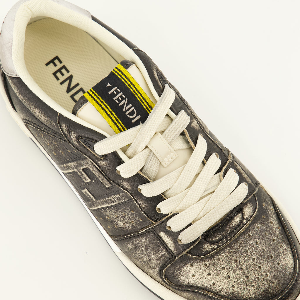 Baskets Baskets Fendi Match Fendi Gris Femme