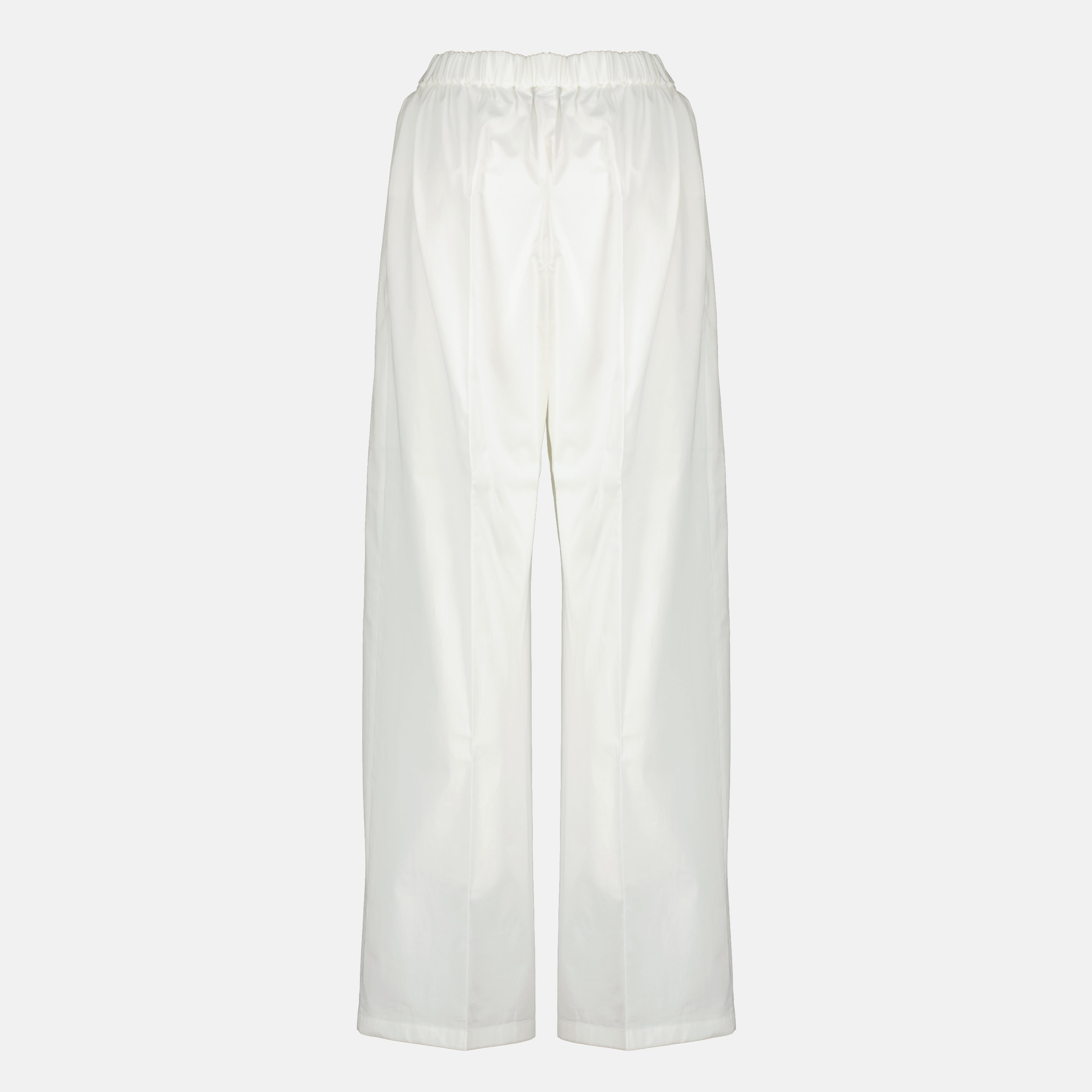 Image de l'article Pantalon en coton blanc de la marque Patou pour Femme - Saison Printemps-Été 2026 - Vue de Dos