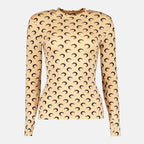 Image de l'article Top Jersey Moon de la marque Marine Serre pour Femme - Saison Automne-Hiver 2025 - Vue de Face