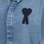 셔츠 Veste en jean Ami de coeur Ami PARIS 파란색 Femme