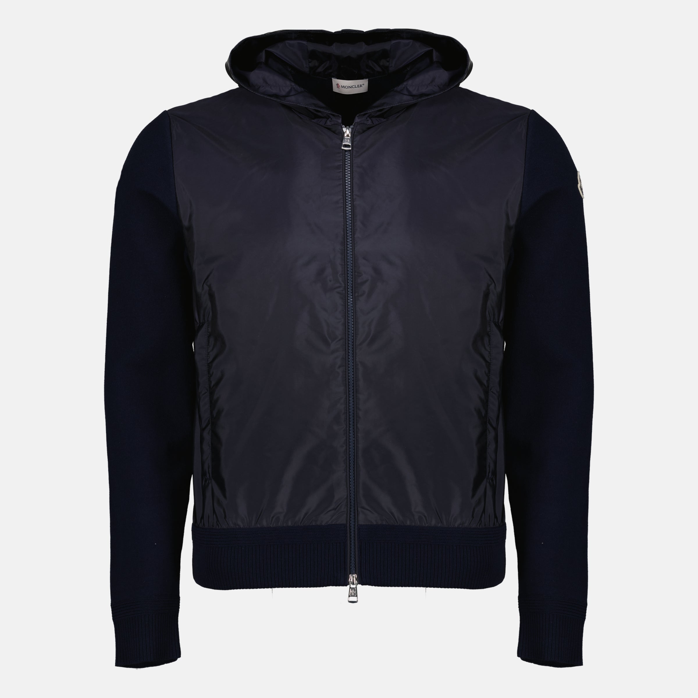 Vestes Cardigan en coton bleu marine Moncler Bleu foncé Homme