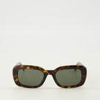 Bild der braunen Sonnenbrille SLM130 der Marke Saint Laurent für Unisex - Saison Frühling-Sommer 2026 - Vorderansicht