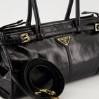 Handtaschen und schultertaschen Sac en cuir Prada Schwarz Femme