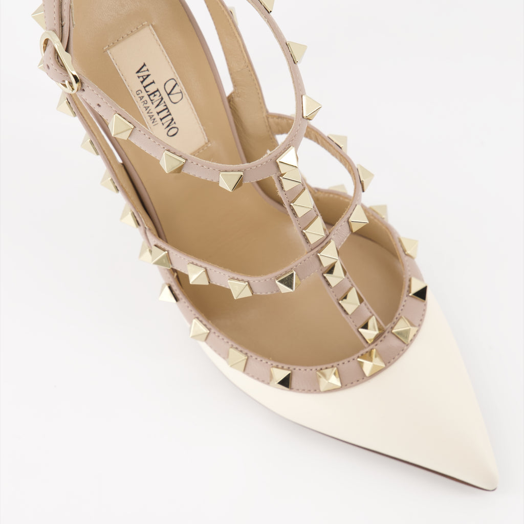 Escarpins Escarpins Rockstud Valentino Garavani Beige Femme
