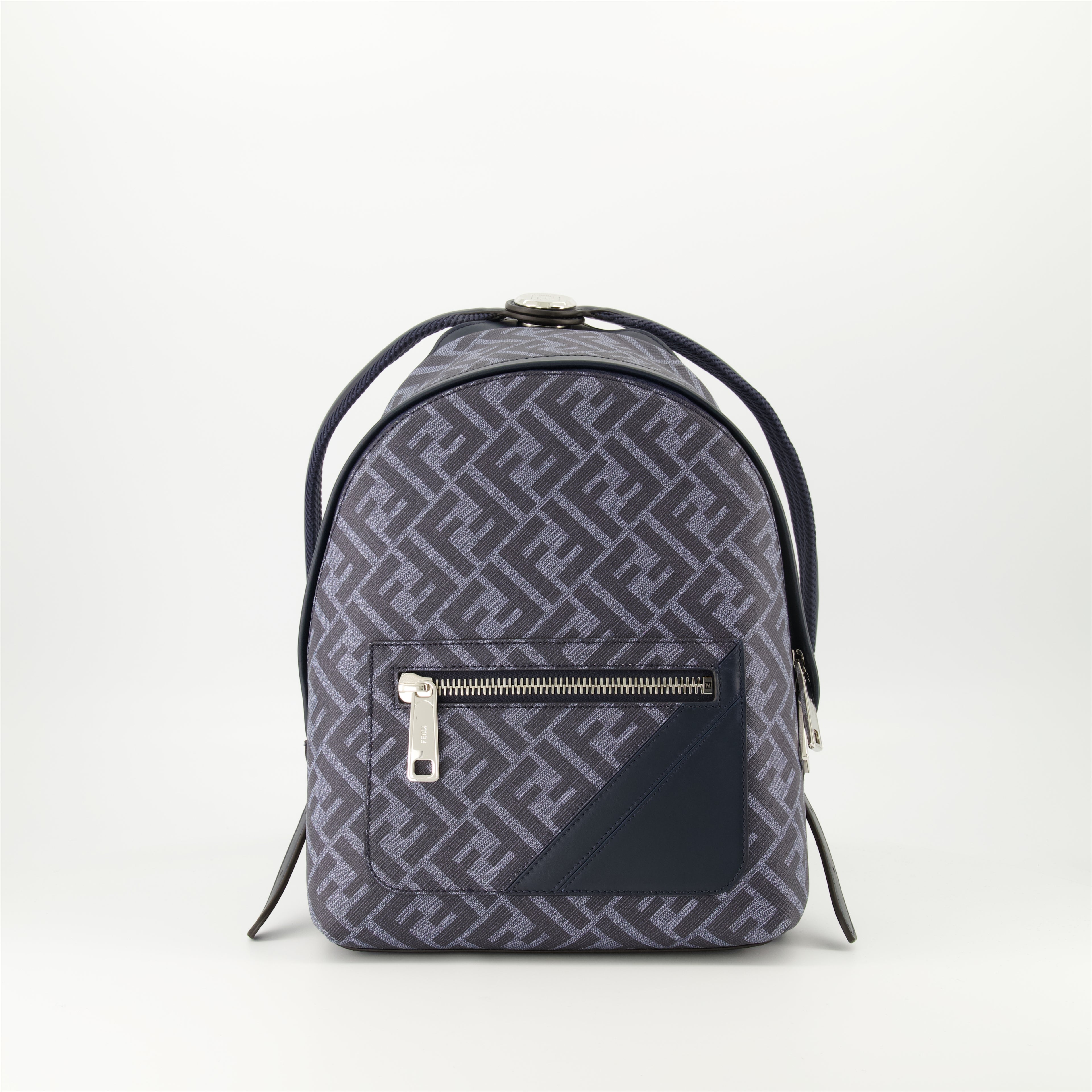 Zaini Chiodo Backpack Fendi Blu scuro Homme