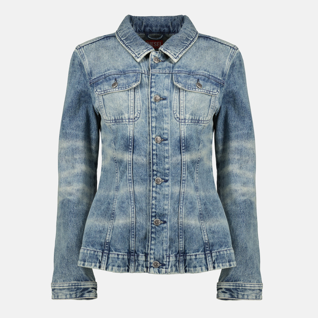 Image de l'article Chemise De-Katerin-Fsh en denim de la marque Diesel pour Femme - Saison Automne-Hiver 2025 - Vue de Face