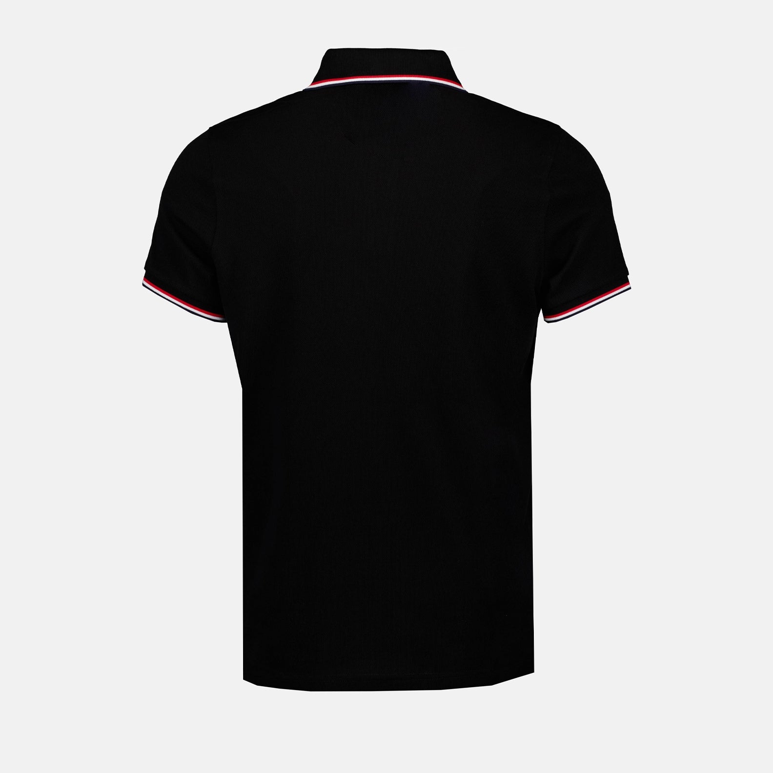 Polos Polo con Ribetes Tricolores Moncler Negro Homme