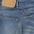 Pantaloni Jeans Twist Mm6 Blu Femme