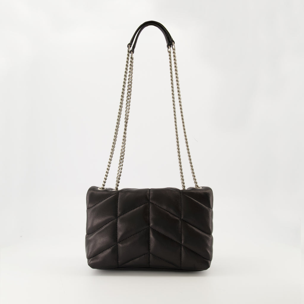 Image of the Saint Laurent Puffer Toy Bag for Women - Autumn-Winter 2025 - Back View