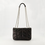 Image of the Saint Laurent Puffer Toy Bag for Women - Autumn-Winter 2025 - Back View