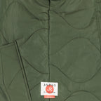 Immagine della giacca trapuntata kaki del marchio Japan Rag per Uomo - Stagione Autunno-Inverno 2025 - Vista dettagliata_2