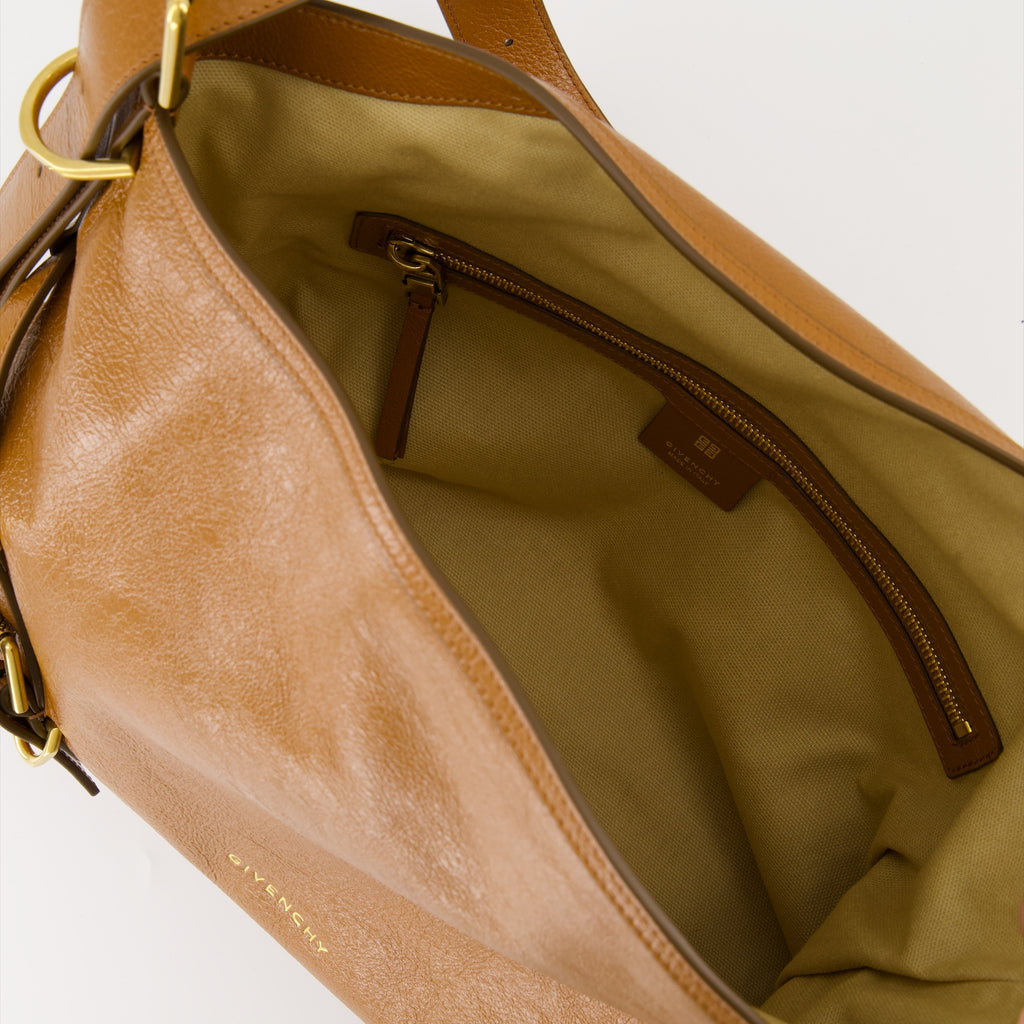 Sacs à main et épaule Sac Voyou en cuir Givenchy Marron Femme