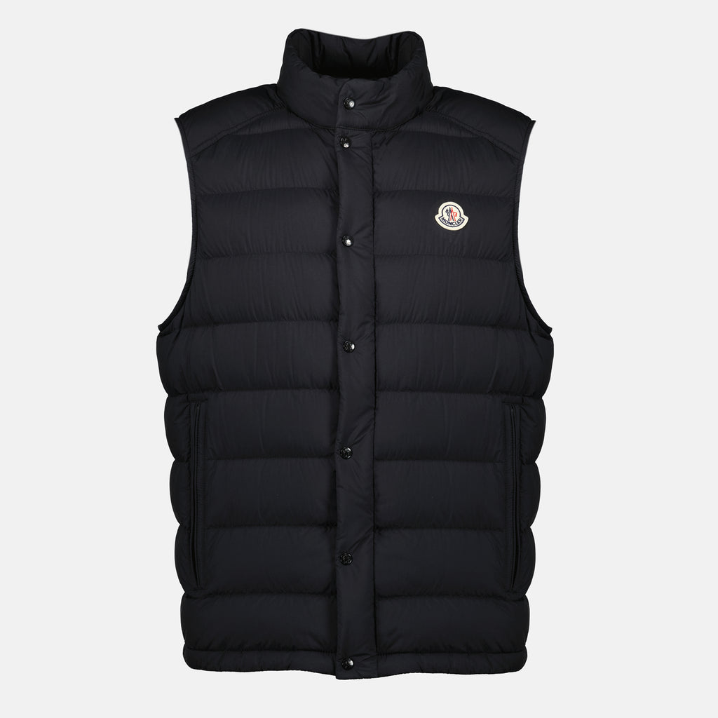 Image de l'article Doudoune sans manches Barthe noir de la marque Moncler pour Homme - Saison Printemps-Été 2026 - Vue de Face