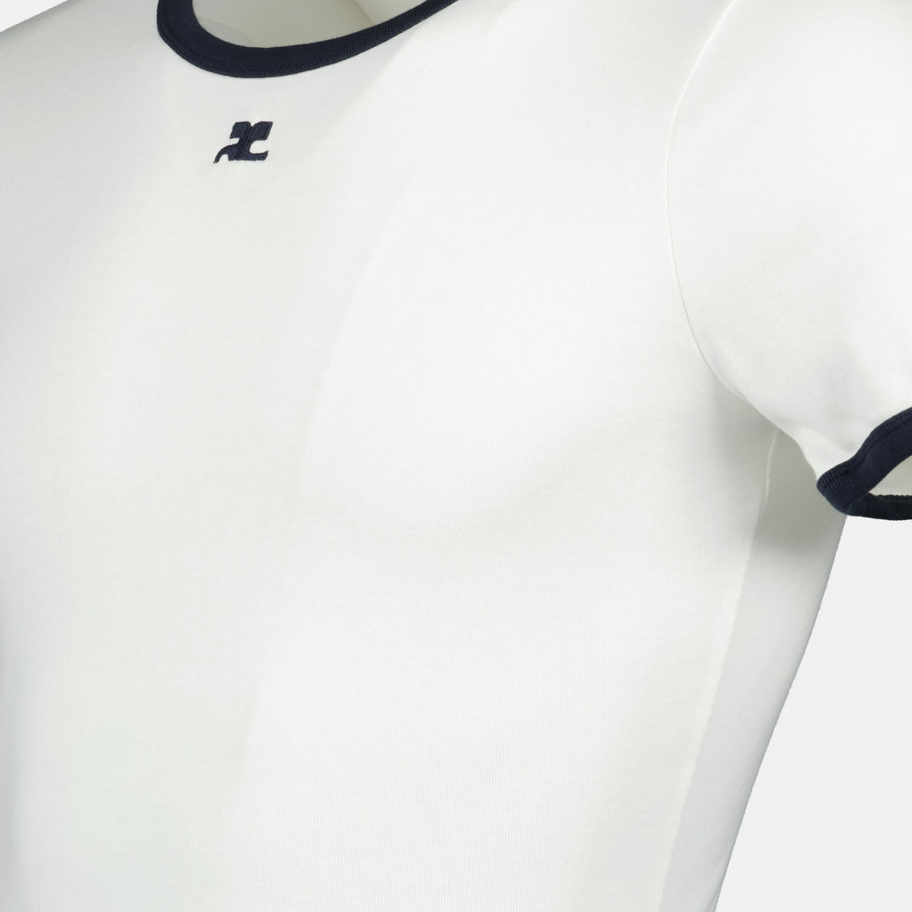 T-shirts T-shirt signature Courrèges Blanc Homme