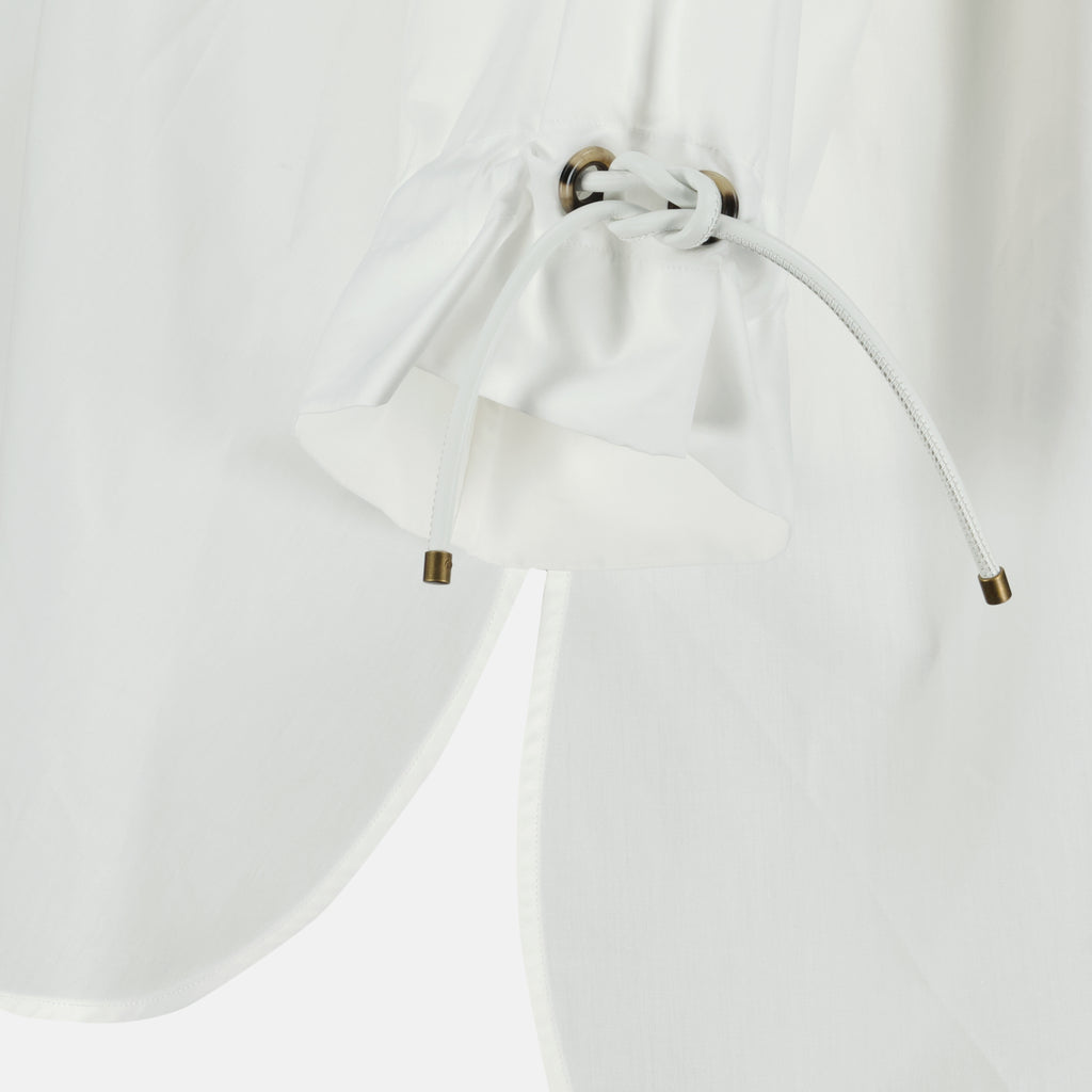 Immagine dell'articolo Blusa bianca in popeline di cotone di Max Mara per Donna - Stagione Primavera-Estate 2026 - Vista Dettagliata 2