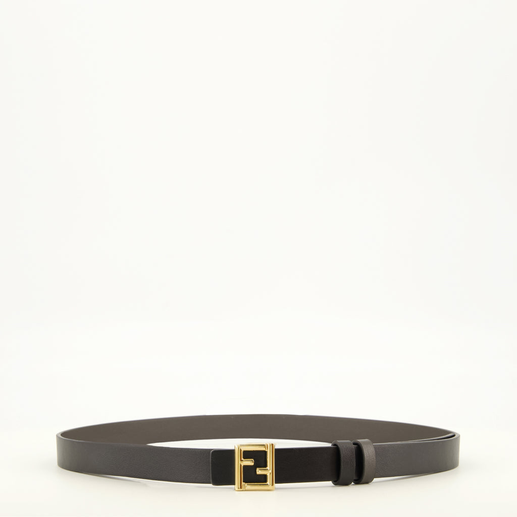 Ceintures Ceinture FF réversible noir Fendi Noir Femme