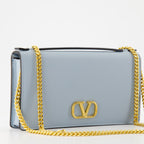 Small leather goods Portefeuille VLogo à chaîne Valentino Garavani Blue Femme