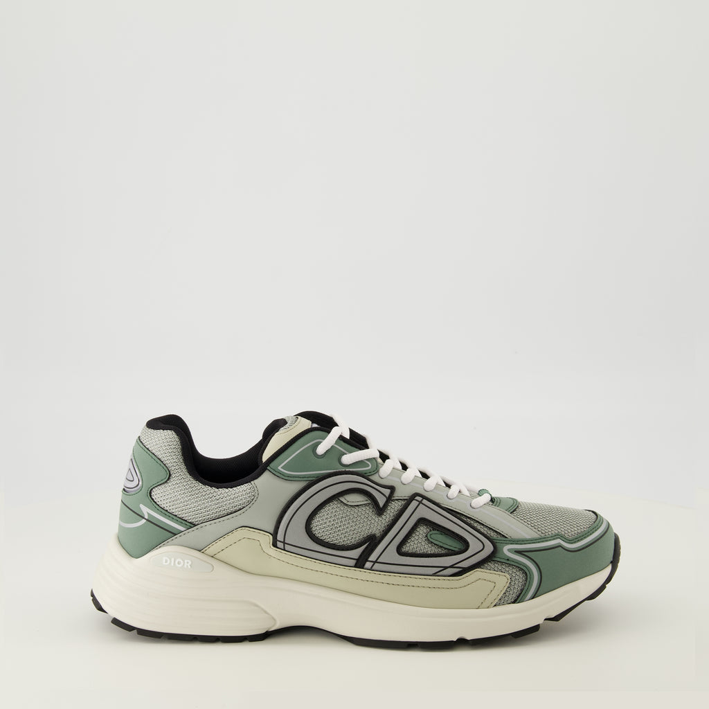 Bild des B30 grünen Sneakers von Dior für Herren - Frühjahr-Sommer 2026 - Rechte Seitenansicht