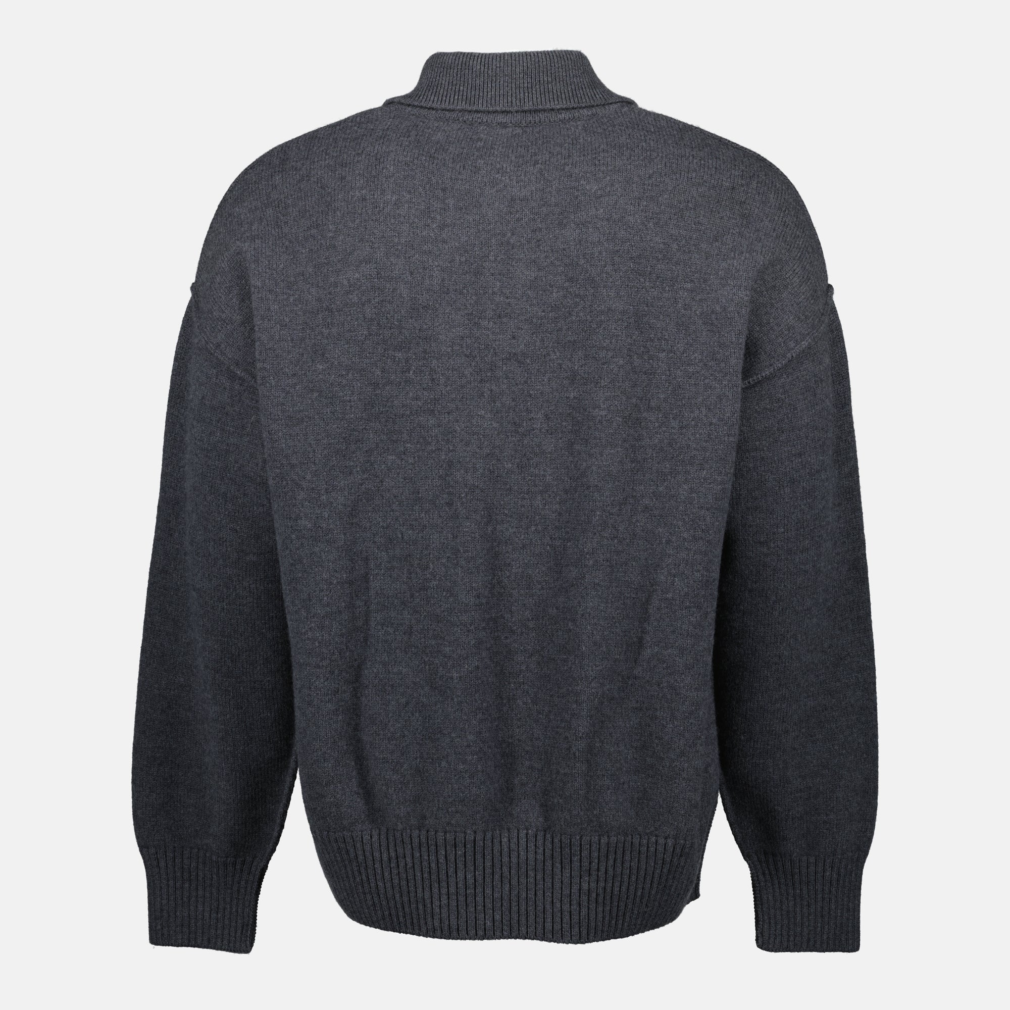 Polos Polo de Lana Ami PARIS Gris Homme
