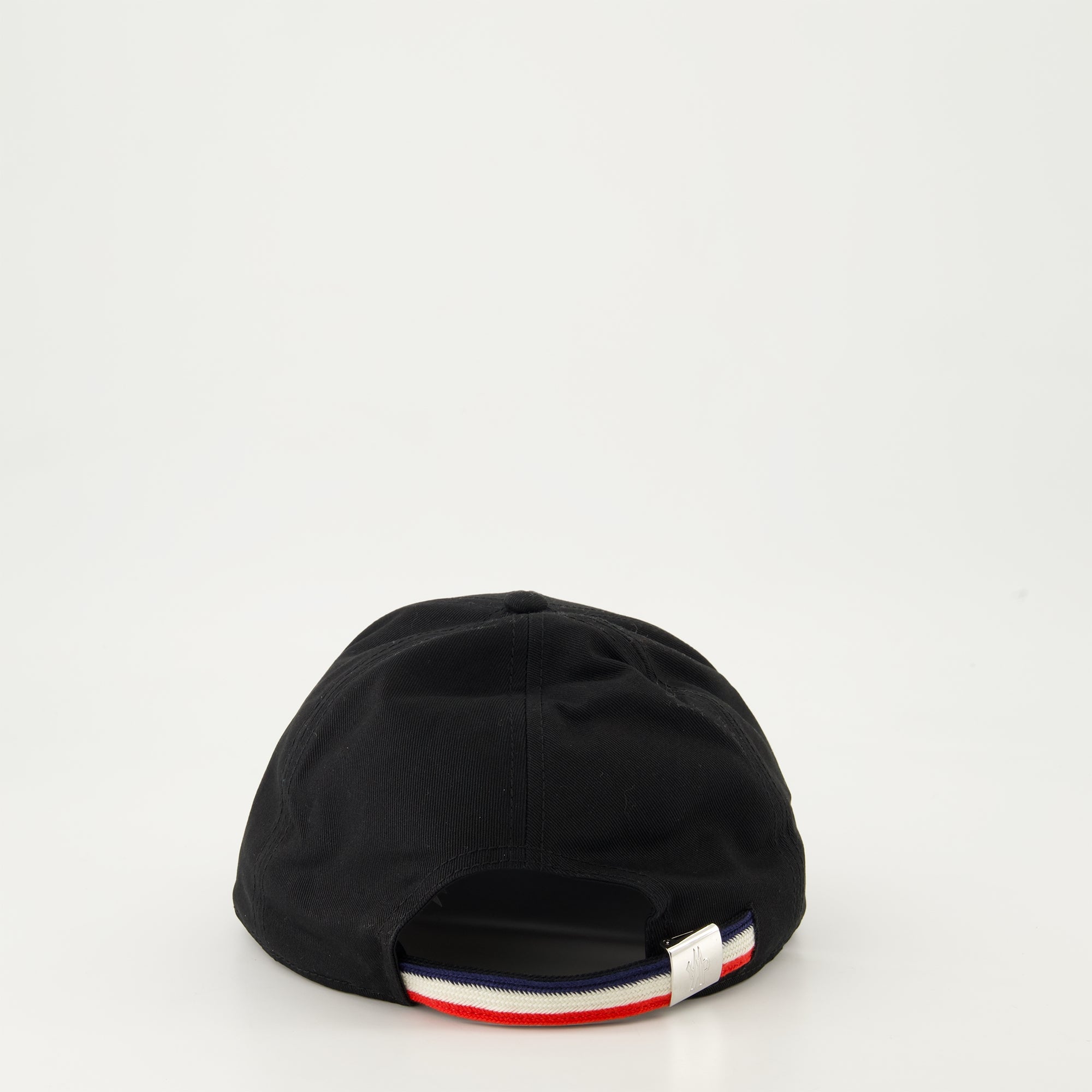 Chapeaux, casquettes et bonnets Casquette à logo en cuir Moncler Noir Homme