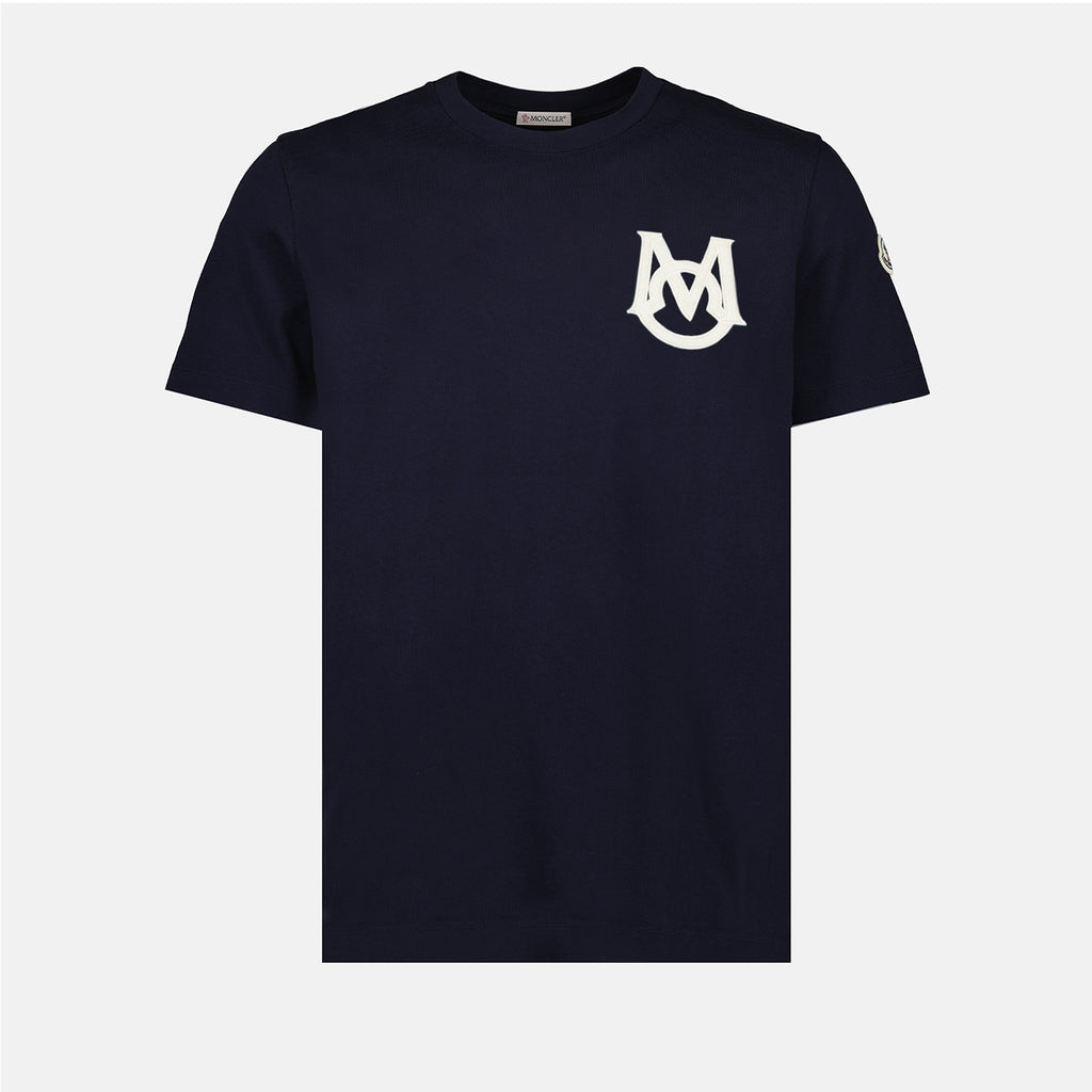 T-shirts T-shirt bleu marine Moncler Bleu Homme