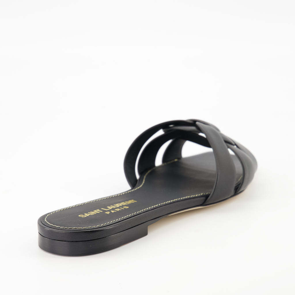 Chaussures ouvertes Mules Tribute Saint Laurent Noir Femme