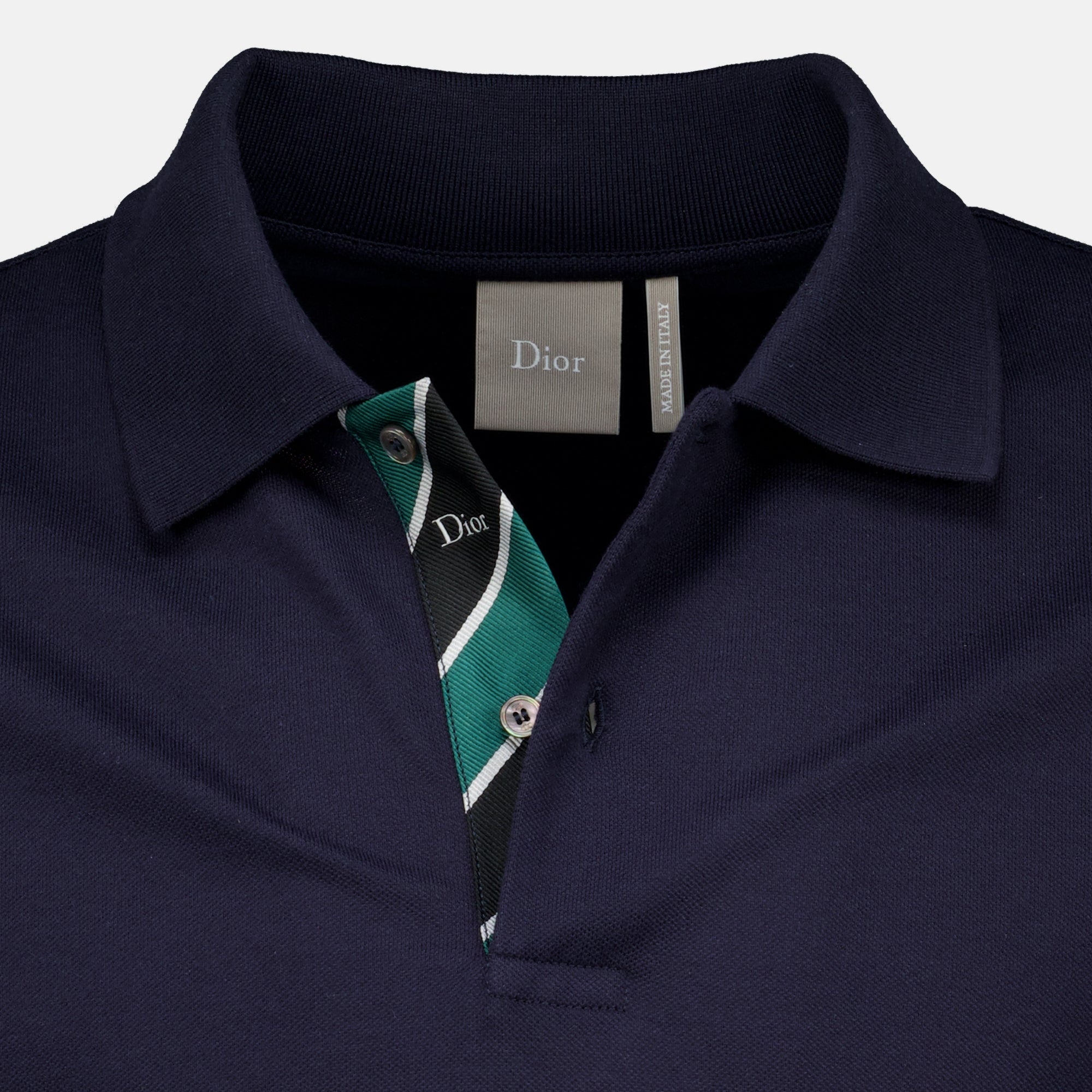 Polos Polo de Algodão Azul Marinho Dior Bleu foncé Homme
