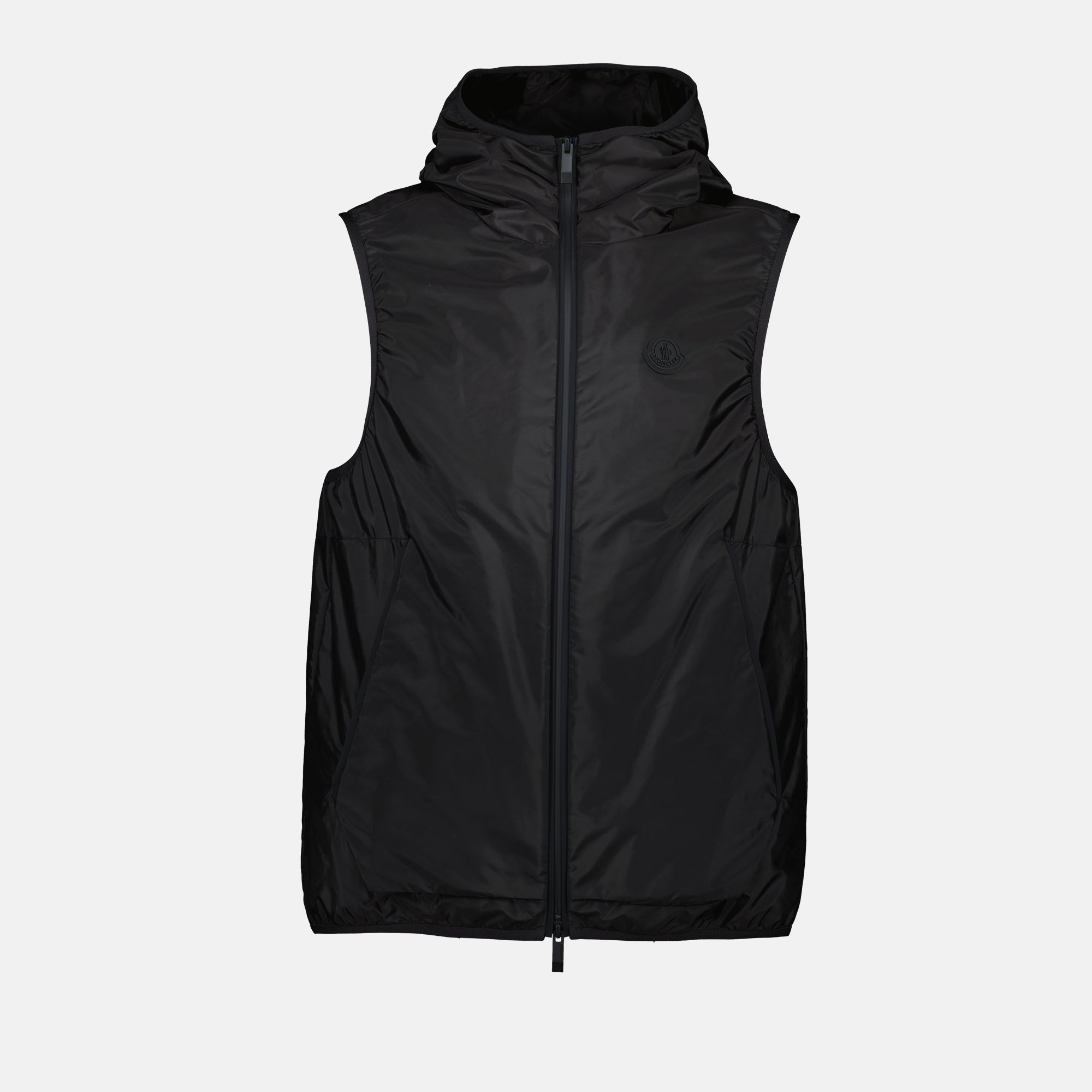 ジャケット モレタン スリーブレス ジャケット Moncler 黒 Homme