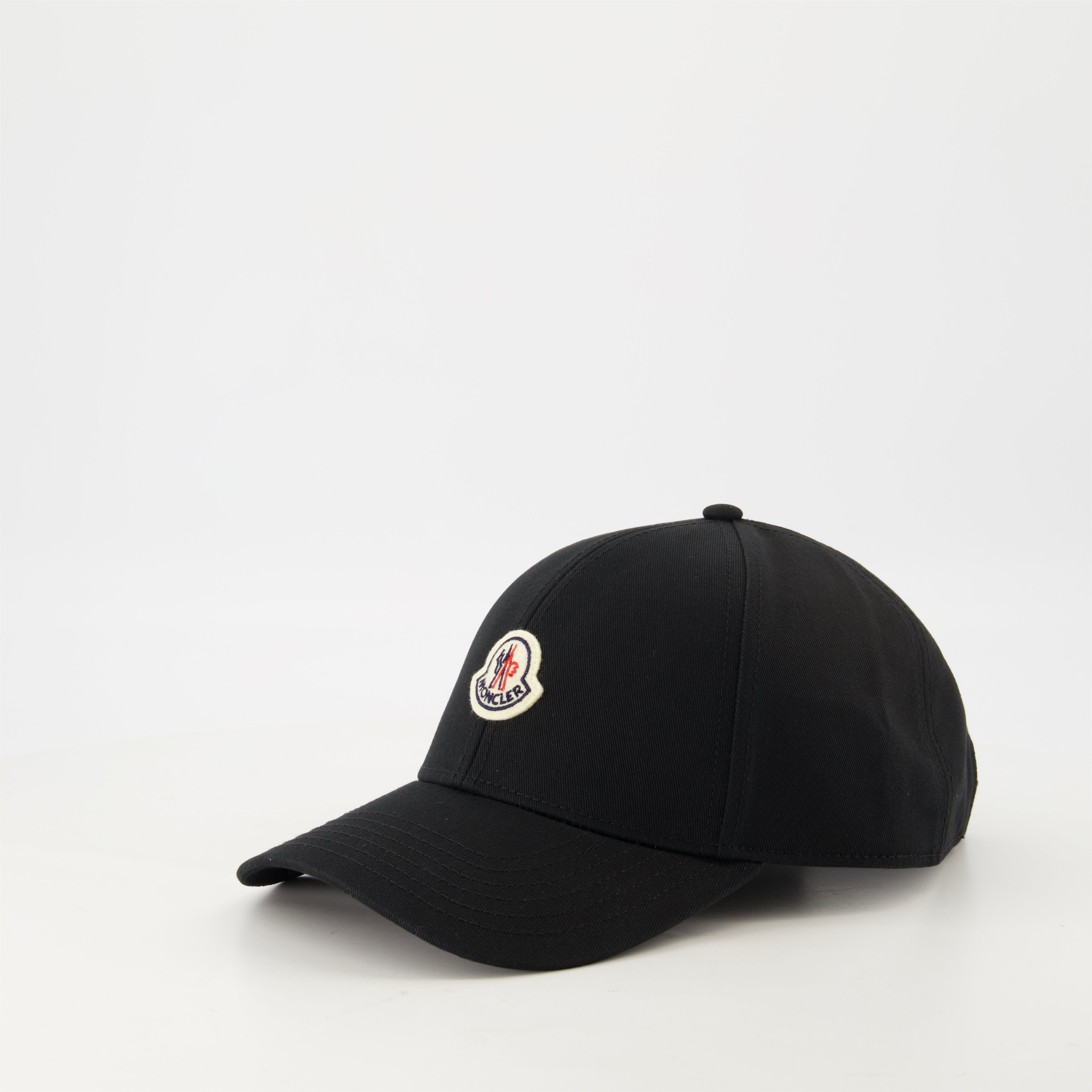 Chapeaux, casquettes et bonnets Casquette à logo Moncler Noir Homme