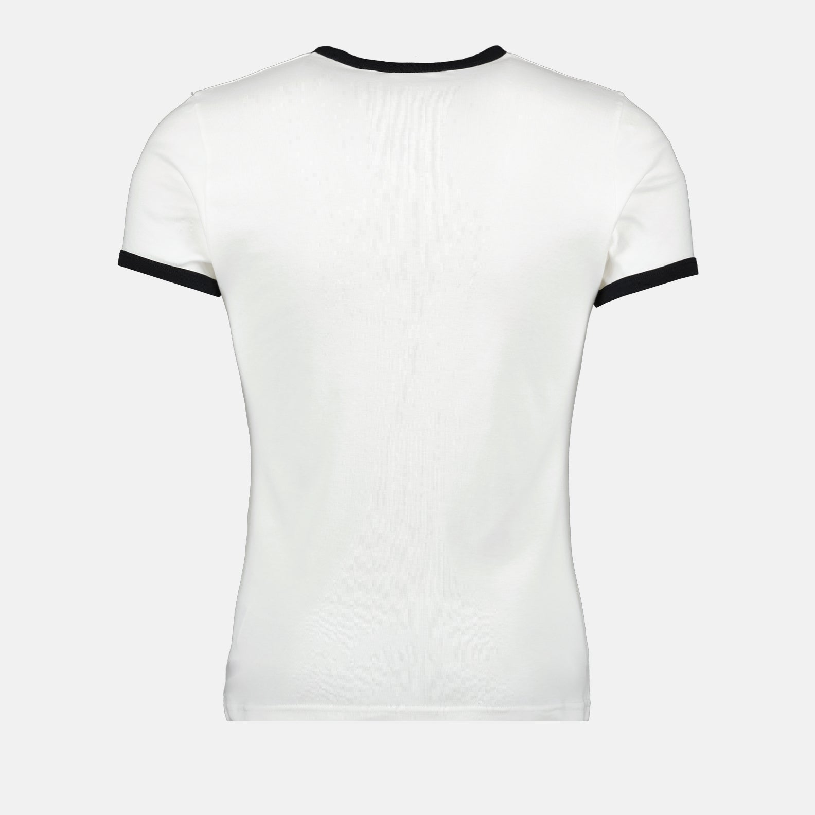 T-shirts T-shirt signature contrasté Courrèges Blanc Homme