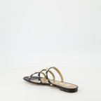 Sapatos abertos Sandálias Rockstud Valentino Garavani Preto Femme