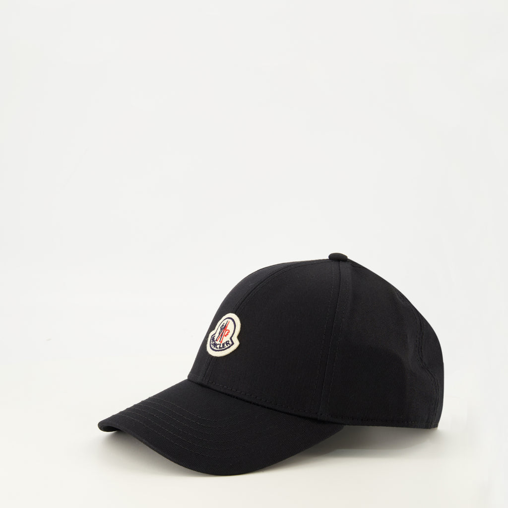 Chapeaux, casquettes et bonnets Schwarze Baumwollmütze Moncler Noir Homme