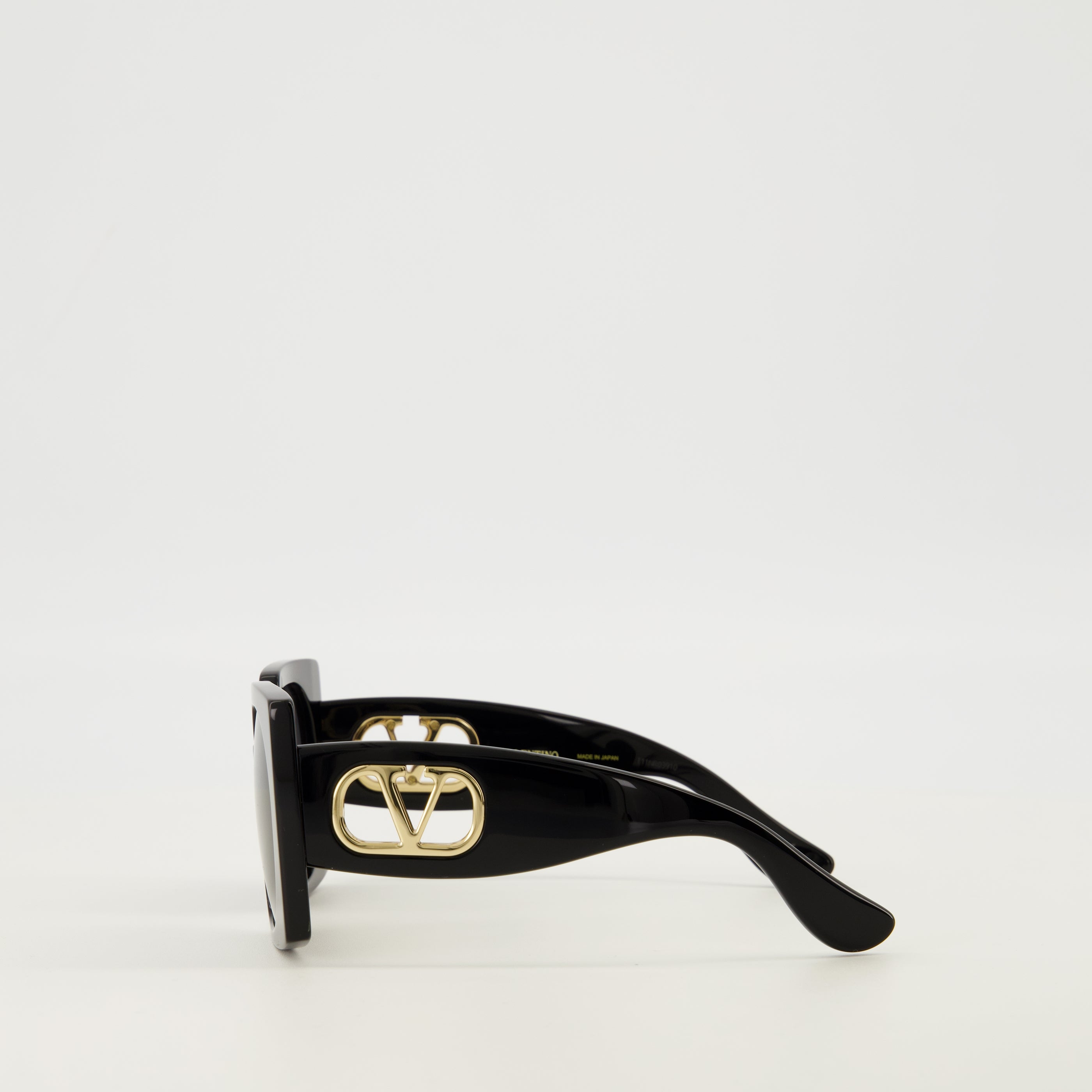 Lunettes Black Rectangular VLogo Glasses Valentino Garavani Noir Femme