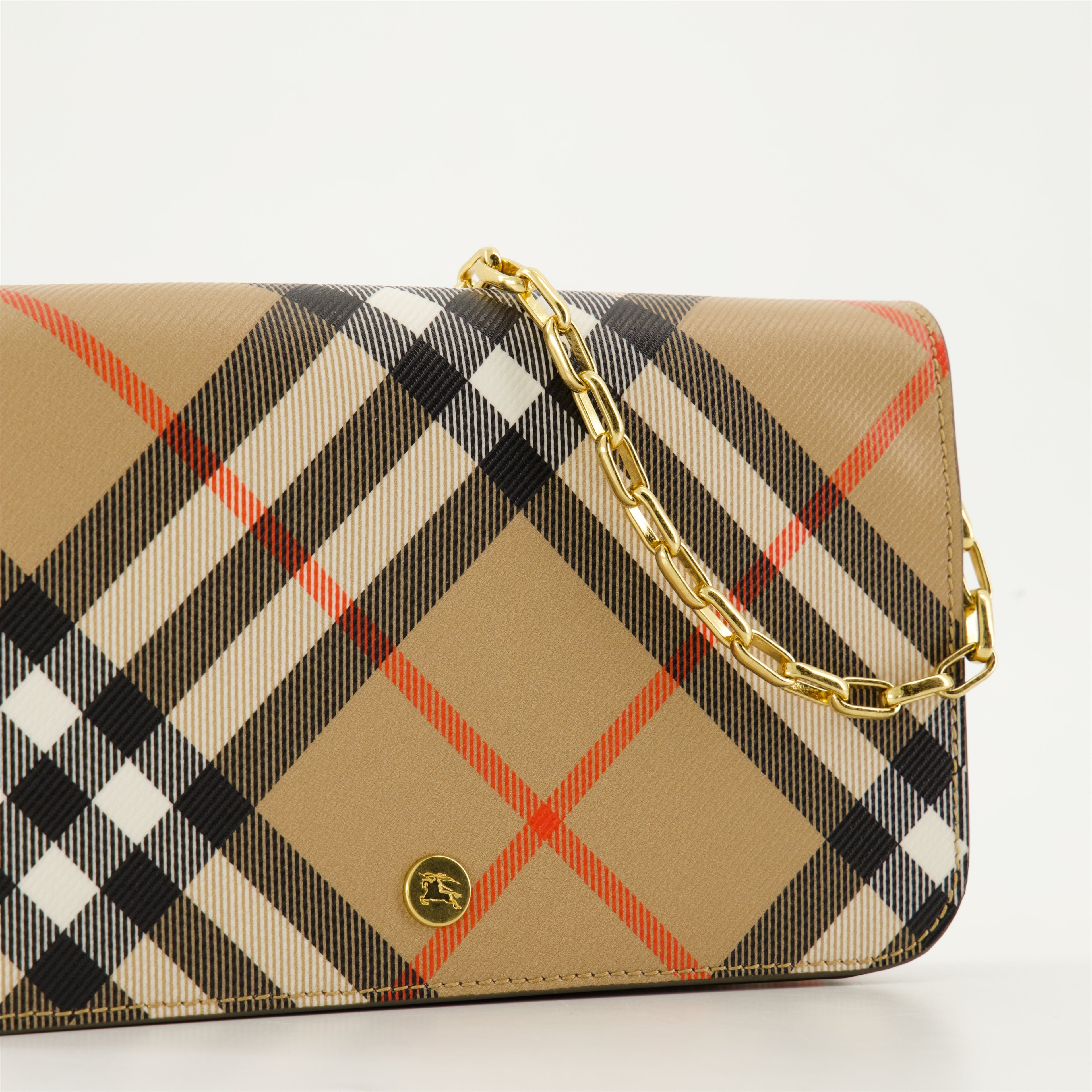 Crossbody bags Chain Wallet Burberry Beige Femme