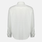 Image de l'article Chemise boxy AMI de coeur blanche de la marque Ami PARIS pour Homme - Saison Printemps-Été 2026 - Vue de Dos