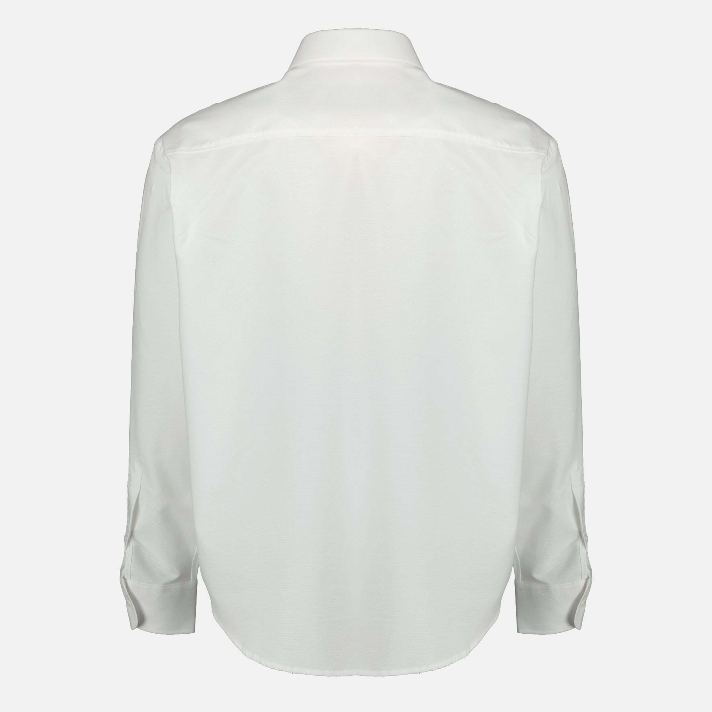 Image de l'article Chemise boxy AMI de coeur blanche de la marque Ami PARIS pour Homme - Saison Printemps-Été 2026 - Vue de Dos