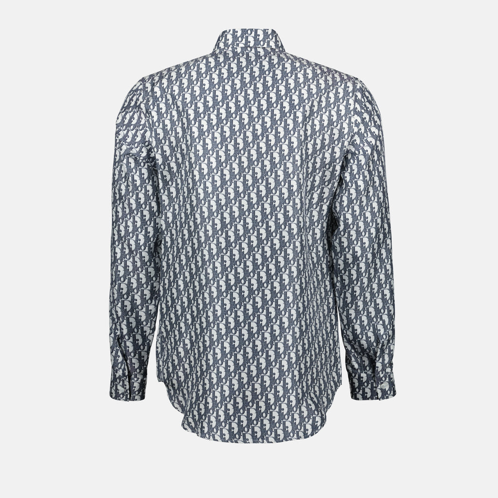Camisas Camisa Dior Oblique Dior Azul escuro Homme