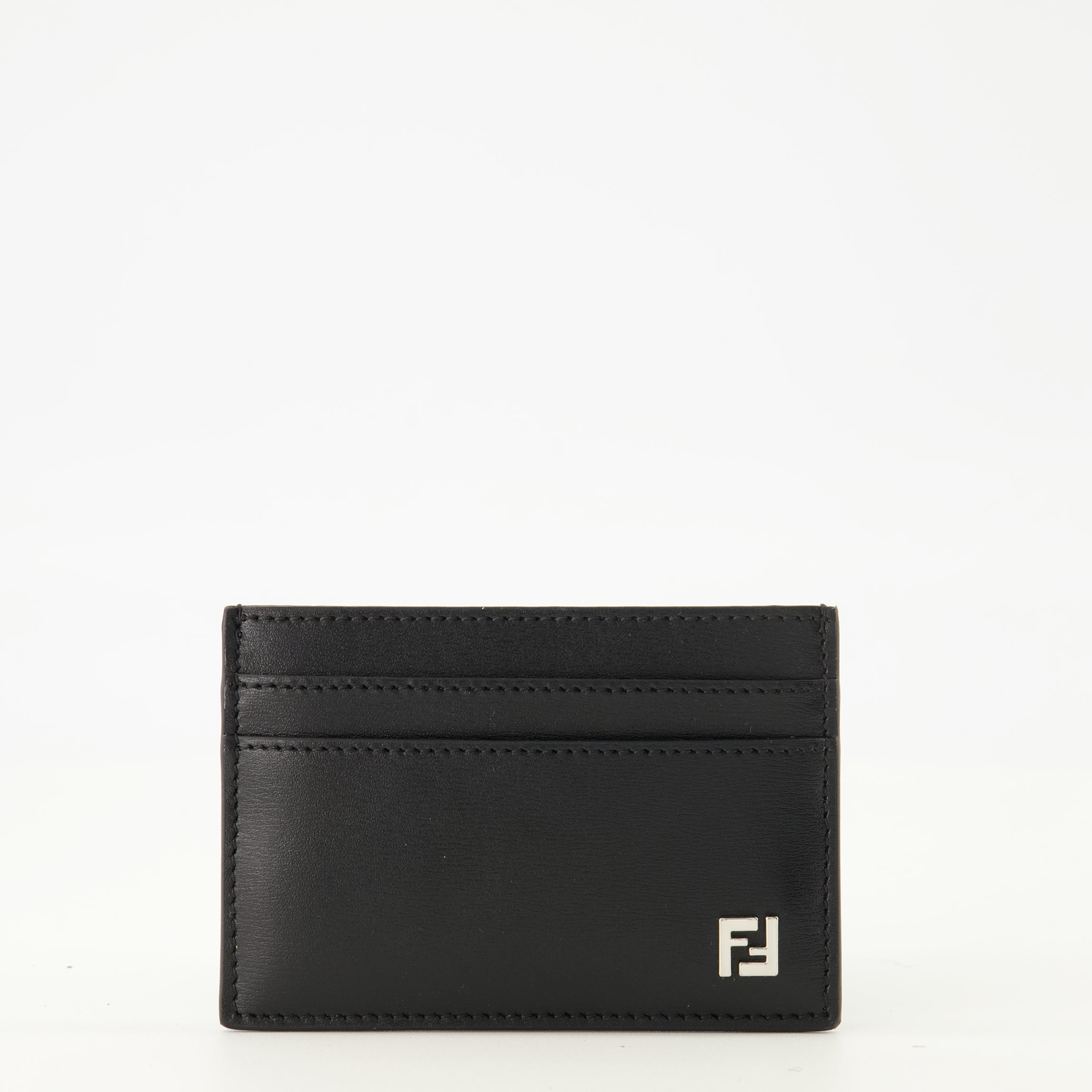 Image de l'article Porte-cartes FF Squared noir de la marque Fendi pour Homme - Saison Printemps-Été 2026 - Vue de Face